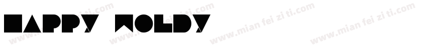HAPPY WOLDY字体转换